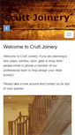 Mobile Screenshot of cruttjoinery.com